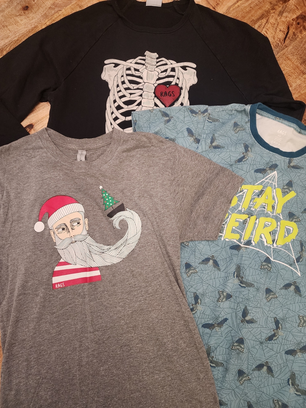 Rags To Raches Womens XS Holiday Shirts